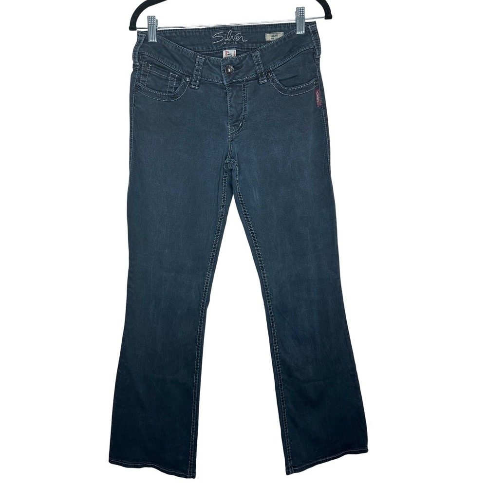 Silver Jeans Suki Bootcut Jeans Dark Wash Women's Size 28 Y2K Western Festival
